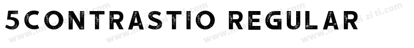 5Contrastio Regular字体转换